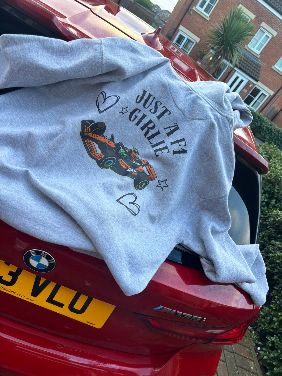 I’m just an f1 girl hoodie