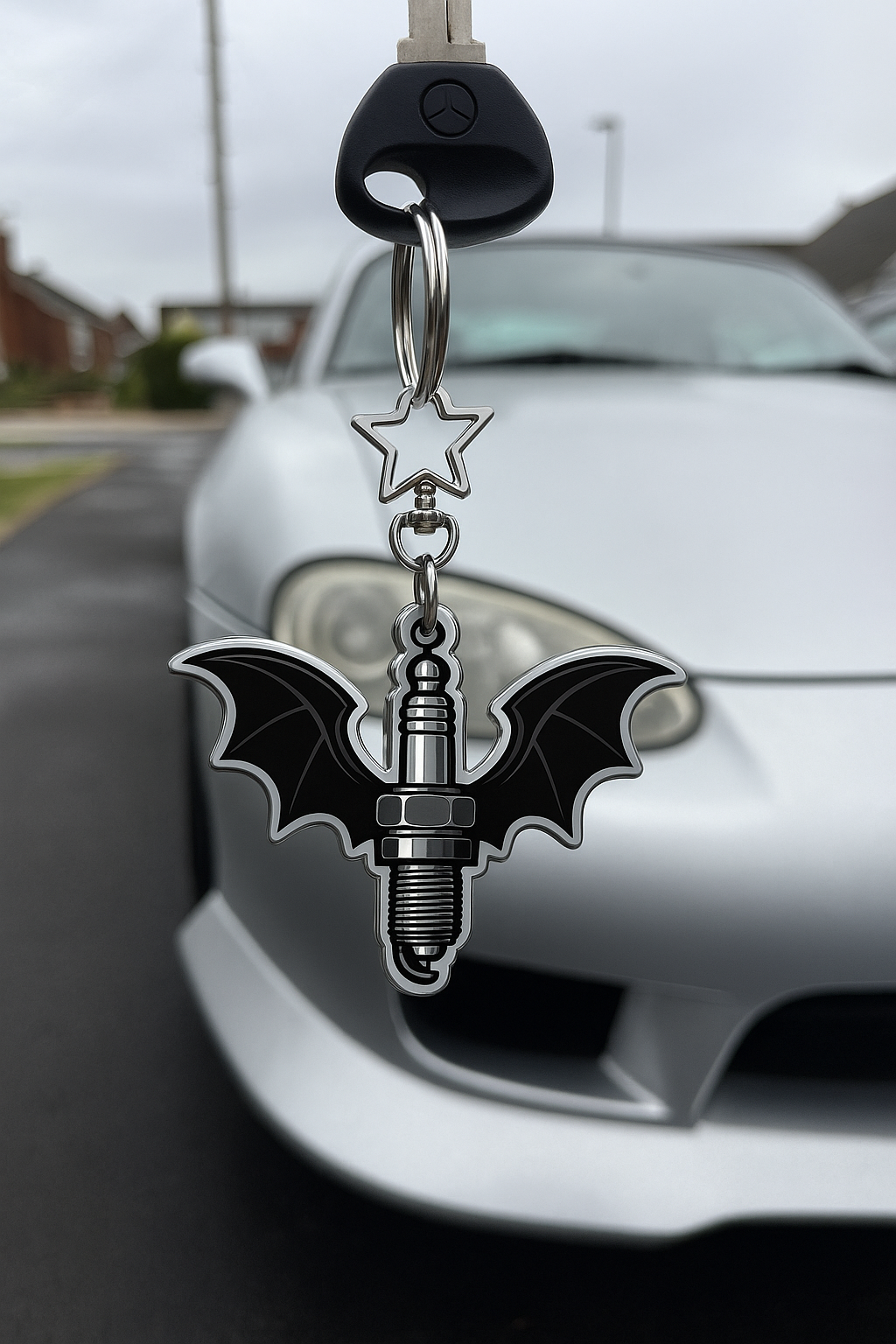 SPARKPLUG BAT KEYRING