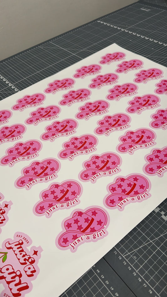 COWGIRL SLAP STICKER