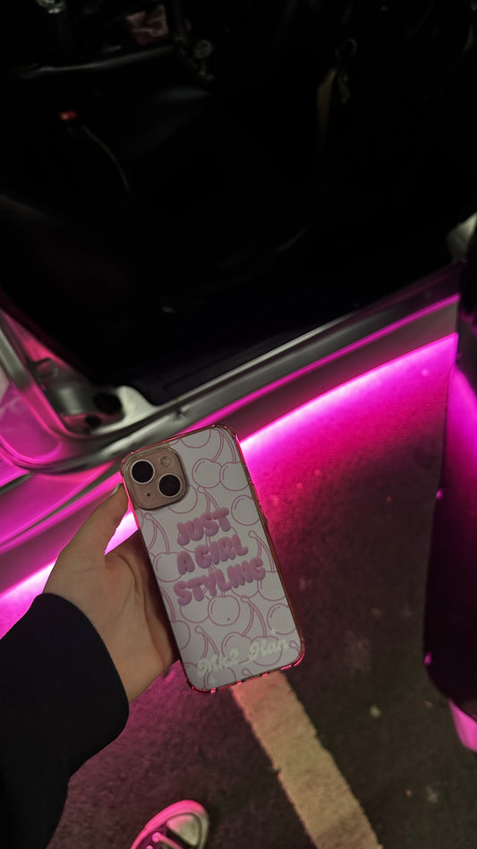 JUST A GIRL PHONE CASE