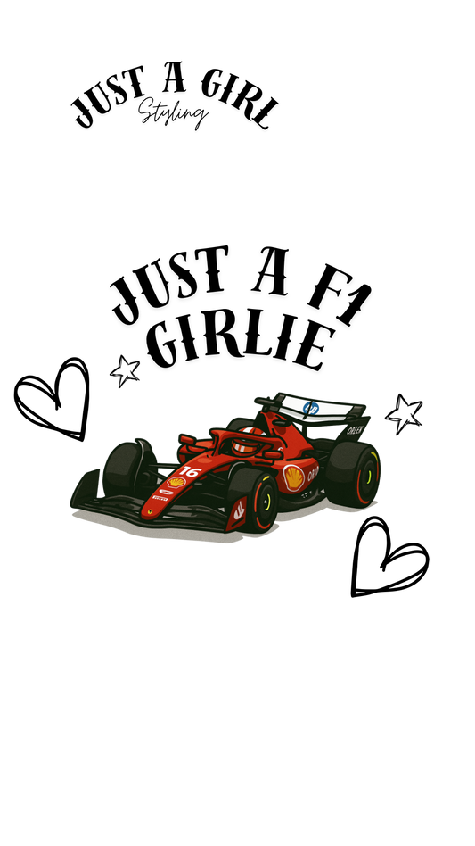 I’m just an f1 girl hoodie