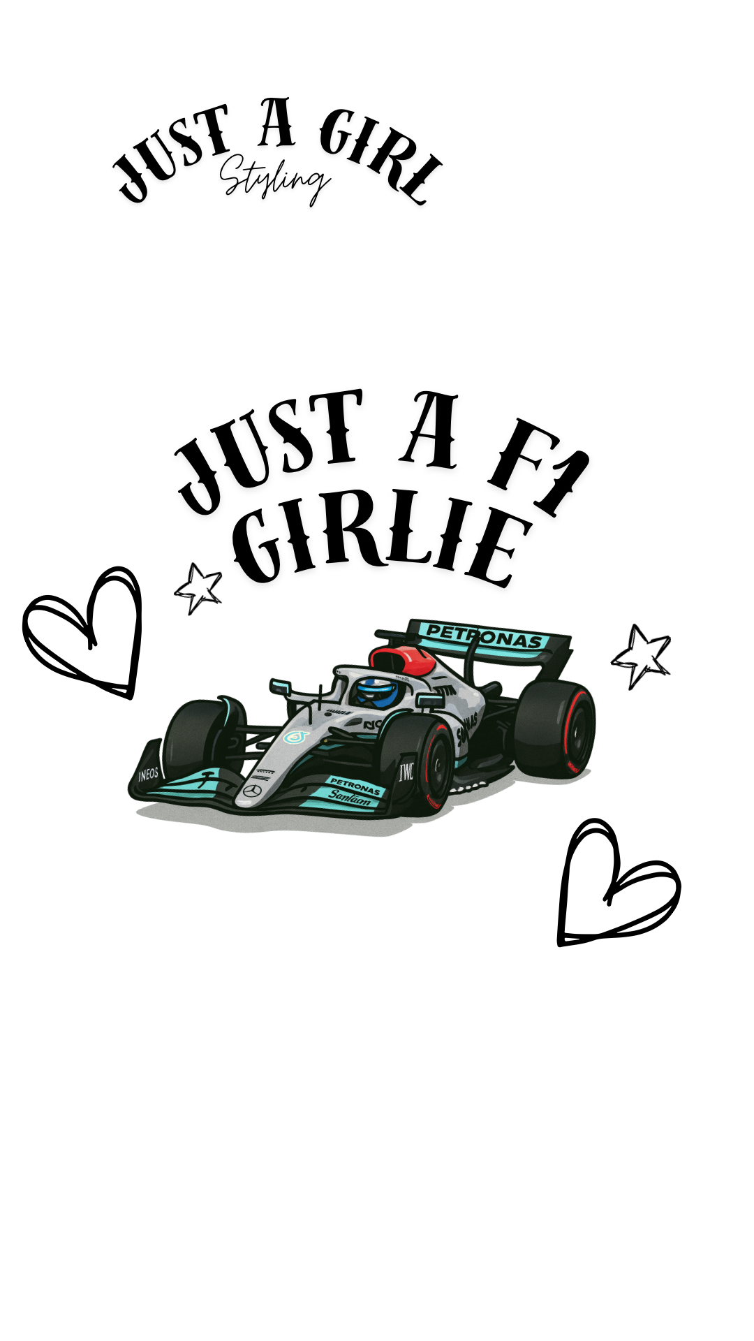 I’m just an f1 girl hoodie